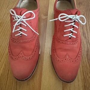 Cole Haan Red Wingtip Oxfords